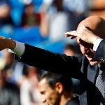 Zidane, en el partido contra el Villarreal