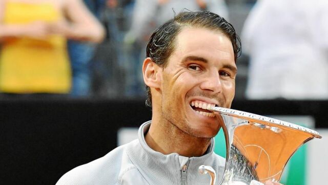 Nadal muerde el trofeo de Roma, que no conquistaba desde 2013