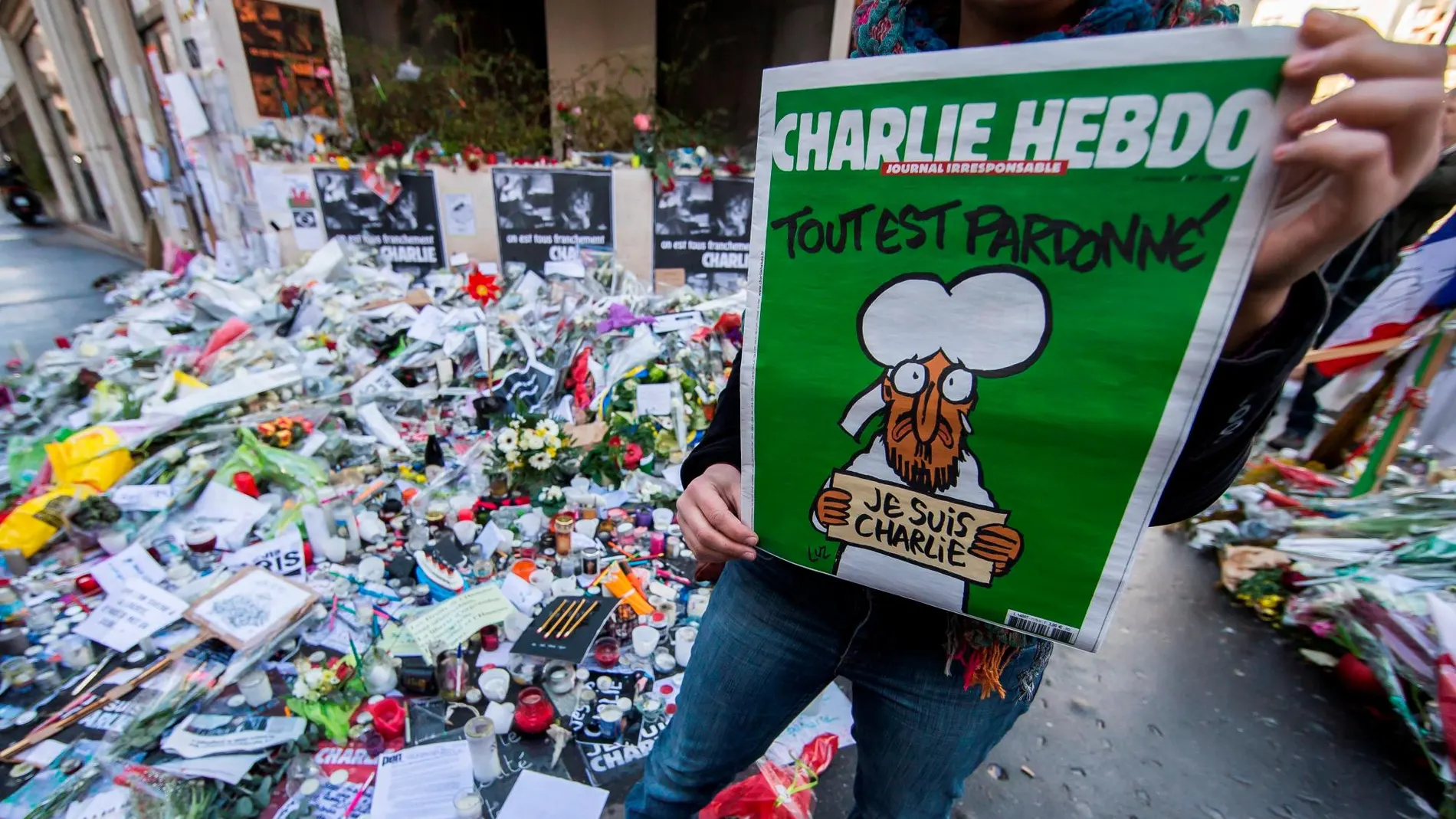 Charlie Hebdo que fue objeto de un ataque yihadista en 2015