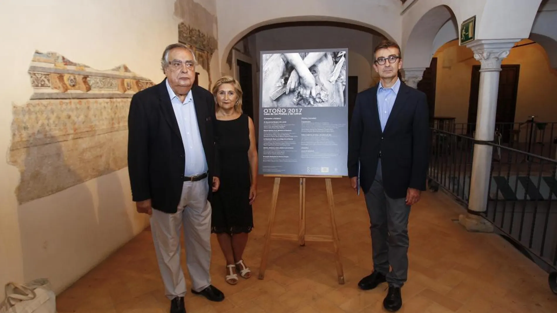 Julio Manuel de la Rosa, Rosalía Gómez y Manuel Barrios Casares
