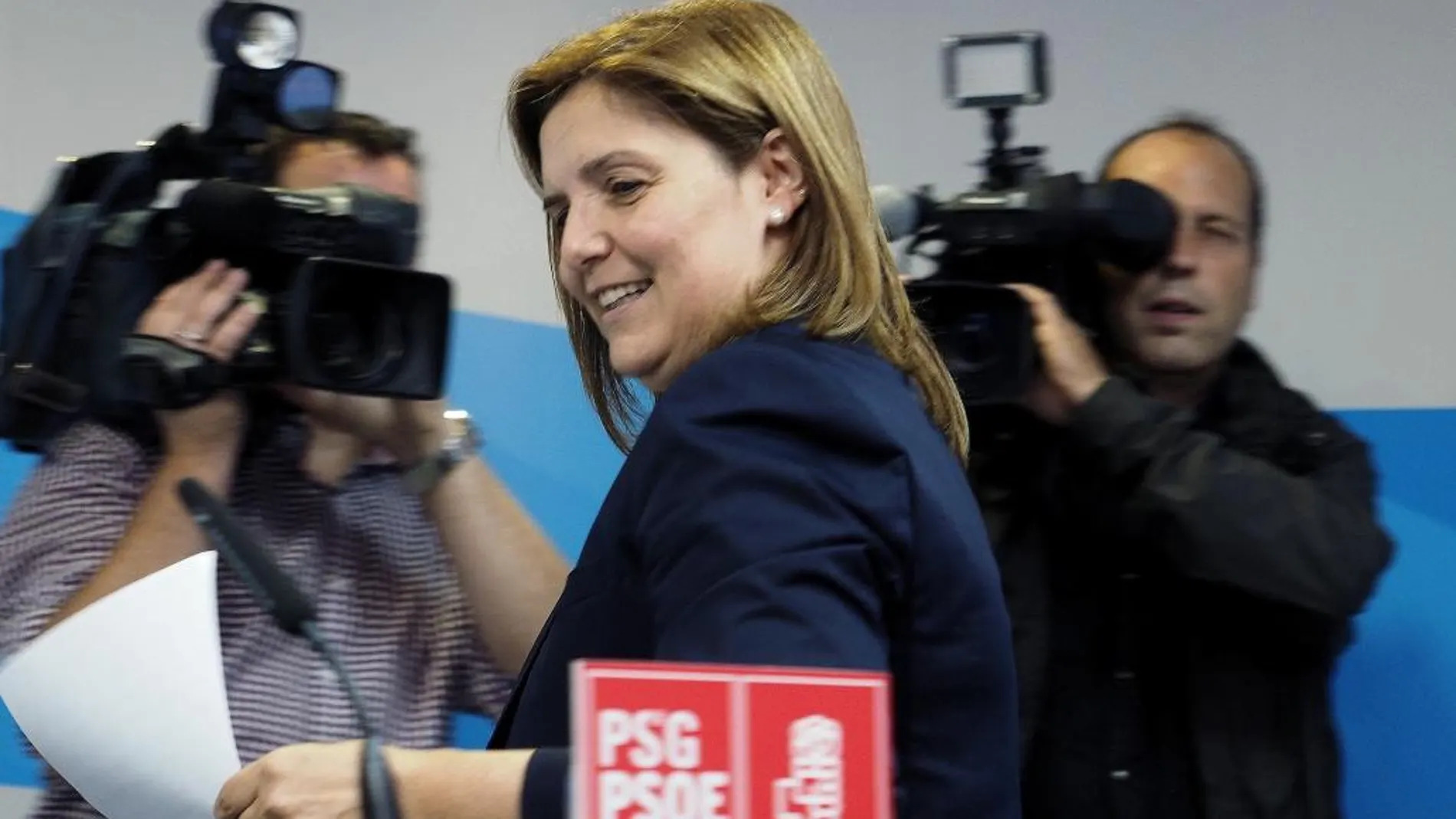 La secretaria de Organización del Partido Socialista de Galicia, Pilar Cancela