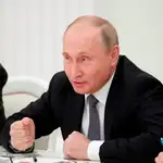 El presidente ruso, Vladimir Putin, ayer en el Kremlin / Foto: Reuters