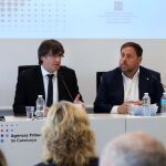 Imagen de la rueda de prensa ofrecida esta mañana.