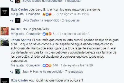 El repugnante comentario de Willy Toledo contra Lepoldo López que hizo arder las redes