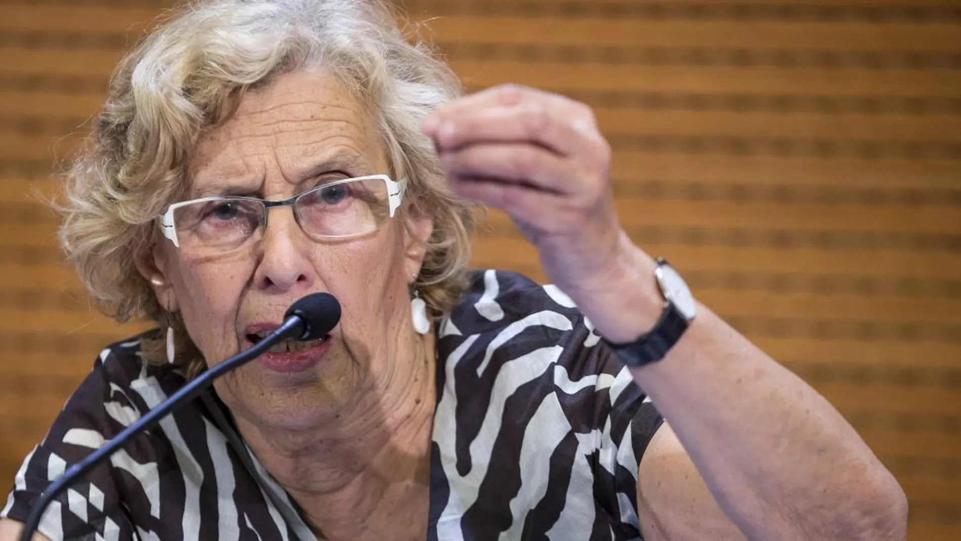 La alcaldesa de Madrid, Manuela Carmena