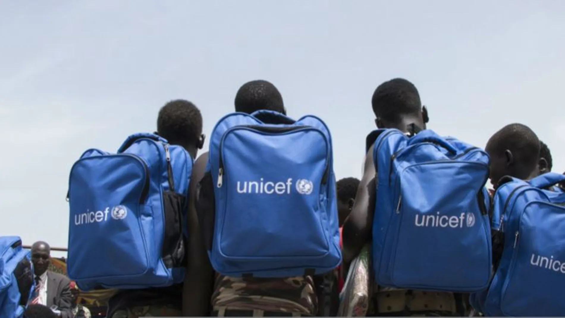 Imagen de Unicef de niños liberados en Sudán del Sur