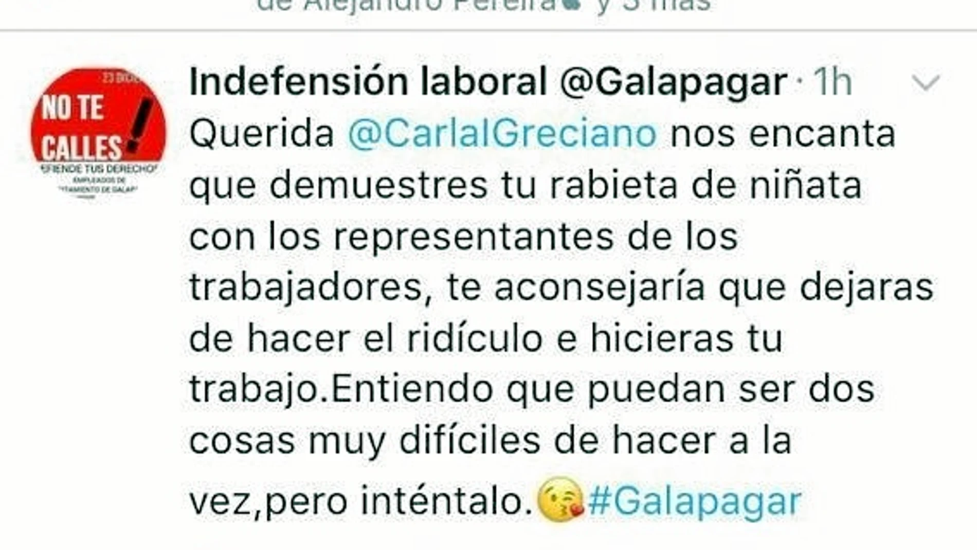 «Tipeja, mandril», los insultos con «likes» de IU en Galapagar
