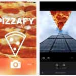 Pizzafy, la app que acompaña tus fotos con porciones de pizza