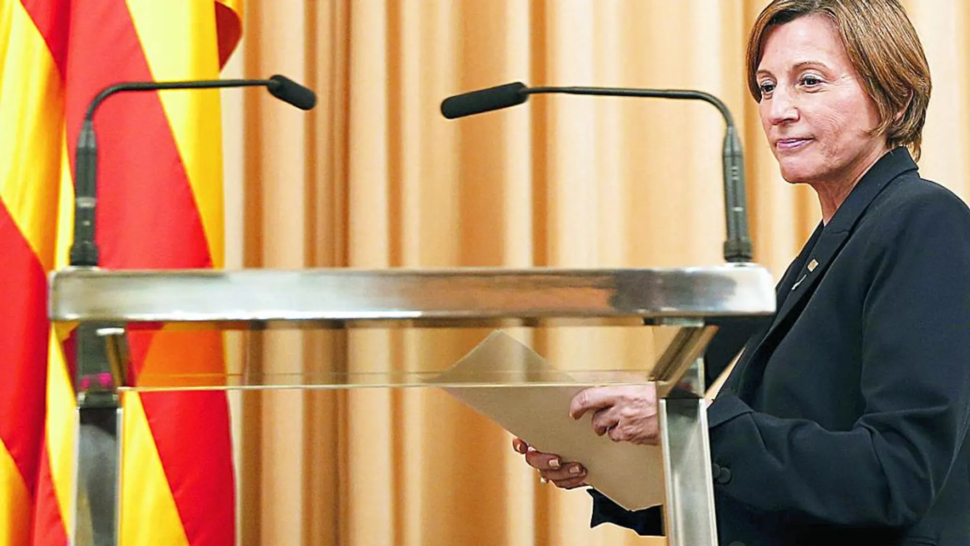 La presidenta del Parlamento catalán, Carme Forcadell.