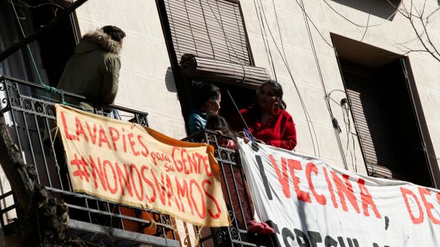 Desahucio de una vivienda en Madrid