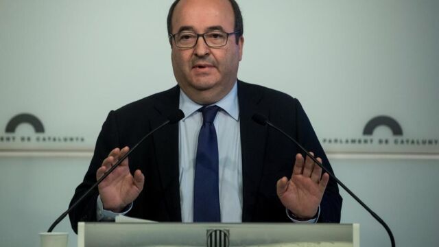 El líder del PSC, Miquel Iceta