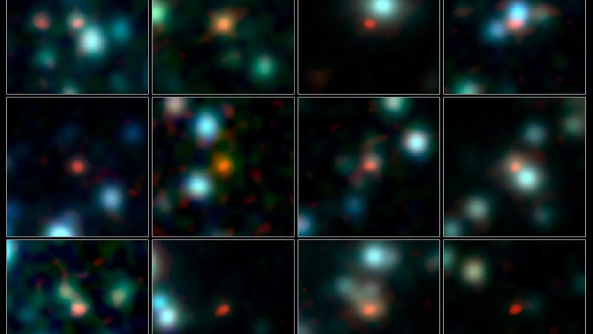 Algunas de las galaxias captadas por el telescopio
