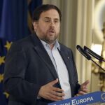 El vicepresidente y consejero de Economía y Hacienda de la Generalitat de Cataluña, Oriol Junqueras