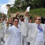 Las disidentes Damas de Blanco reclaman la libertad de los presos políticos en La Habana