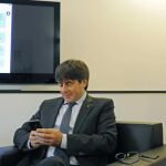 El presidente de la Generalitat, Carles Puigdemont