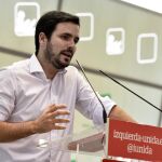 Alberto Garzón presentaba fiebre desde el sábado