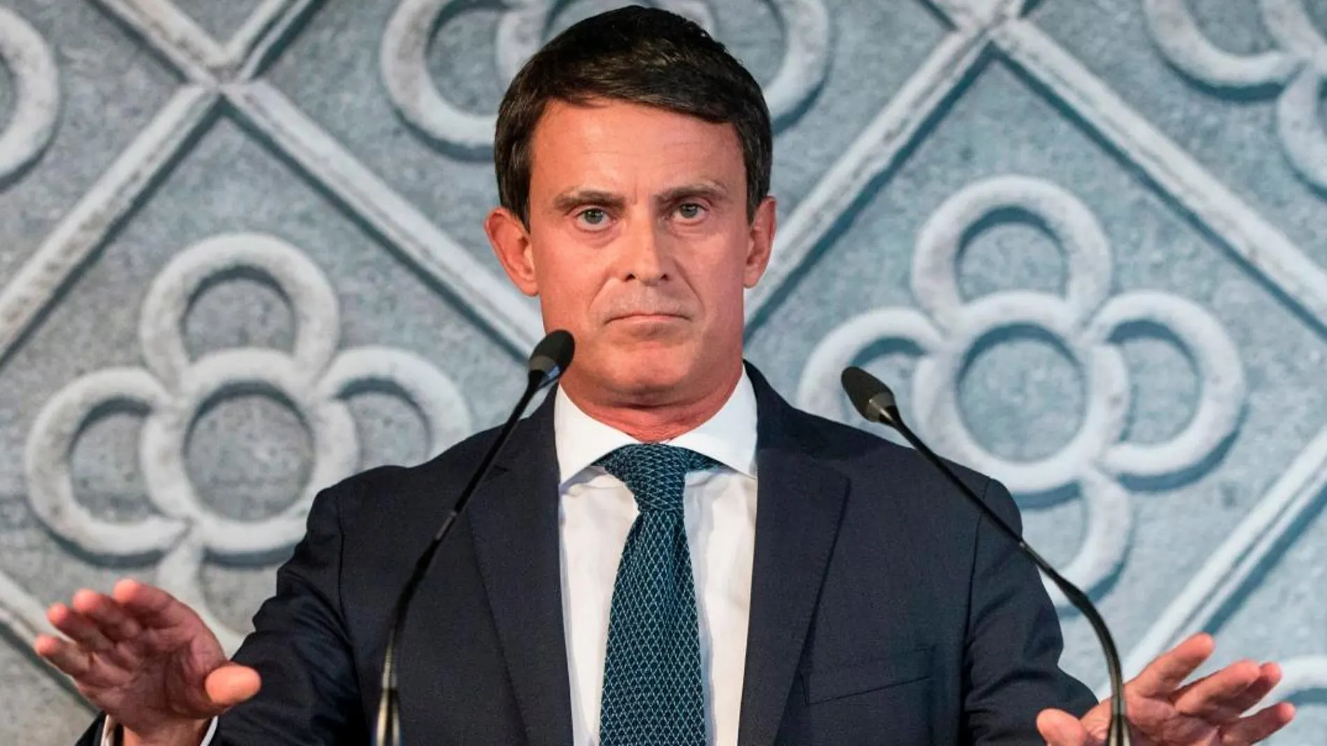 El ex primer ministro francés y candidato a la Alcaldía de Barcelona Manuel Valls. EFE/Quique García