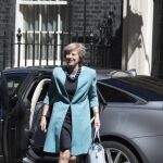 La primera ministra británica, Theresa May, llega a Downing Street, en el centro de Londres, Reino Unido,el pasado 14 de julio de 2016