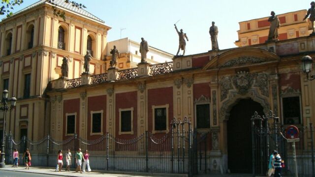 Vista del palacio de San Telmo