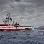 En la imagen, el barco del Open Arms
