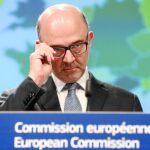 El comisario de Asuntos Económicos, Pierre Moscovici, ayer / Efe