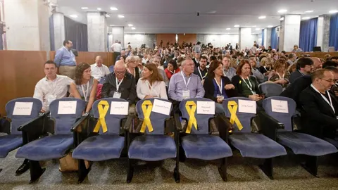 El consejo nacional del PDeCAT homanajeó a sus dirigentes encarcelados