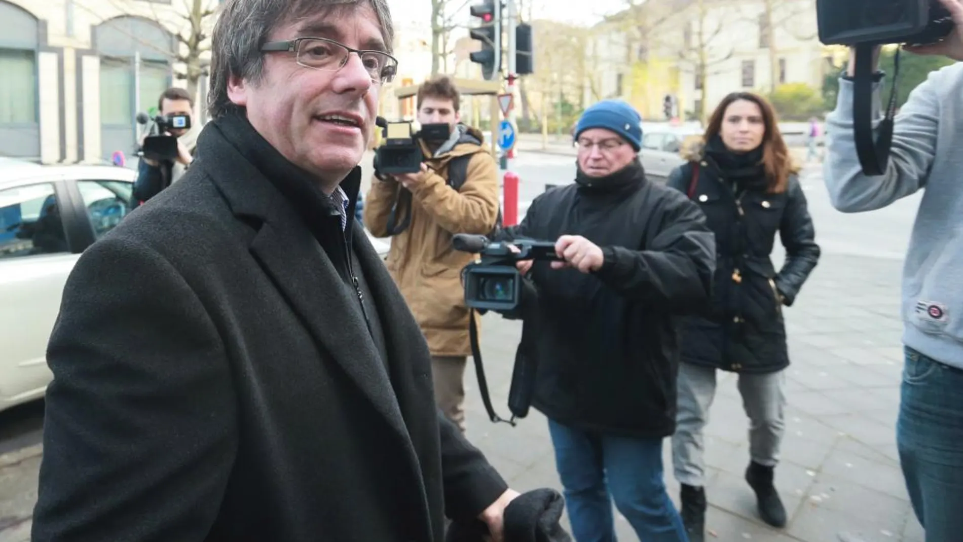 Puigdemont fue a un bar de Bruselas a ver el encuentro entre el Girona y el Getafe