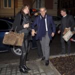 Nicolas Sarkozy y Carla Bruni, en Madrid