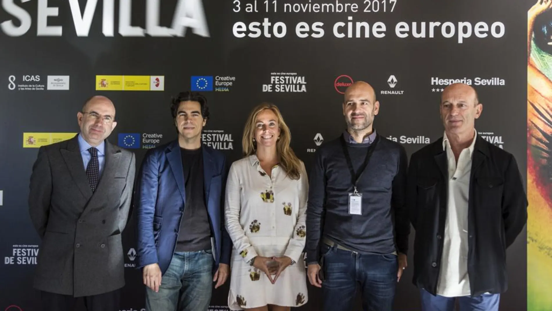 Benito Navarrete, Bernabé Rico, Isabel Ojeda, José Manuel Gómez y Paco Gómez Zayas