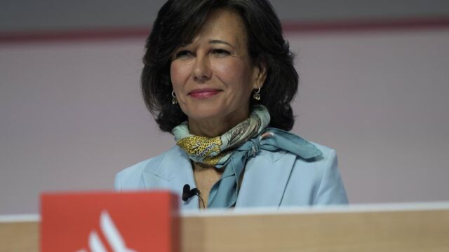 Ana Botín durante la Junta de Accionistas del Santander