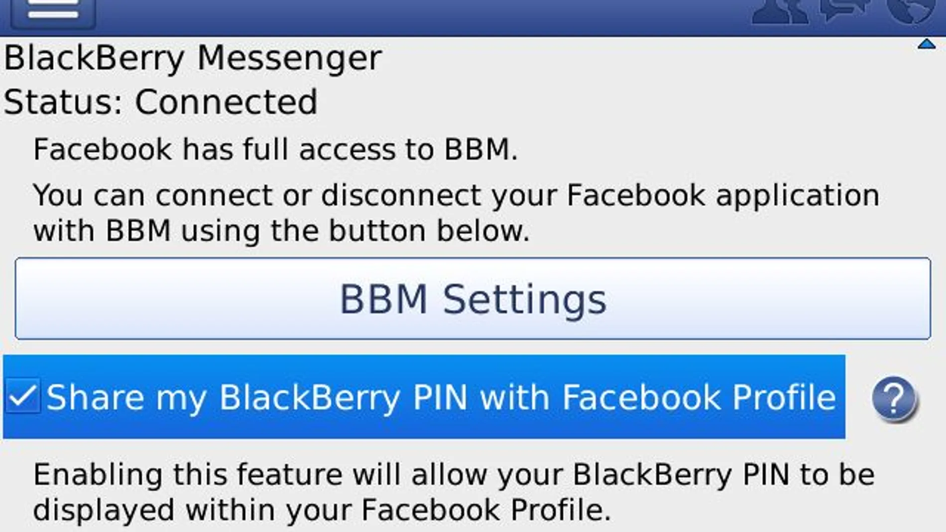 Ya está disponible Facebook 3.3 para smartphones BlackBerry