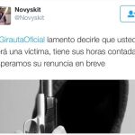 Girauta, amenazado en Twitter, llama a limpiar las redes sociales de «gentuza y violentos»