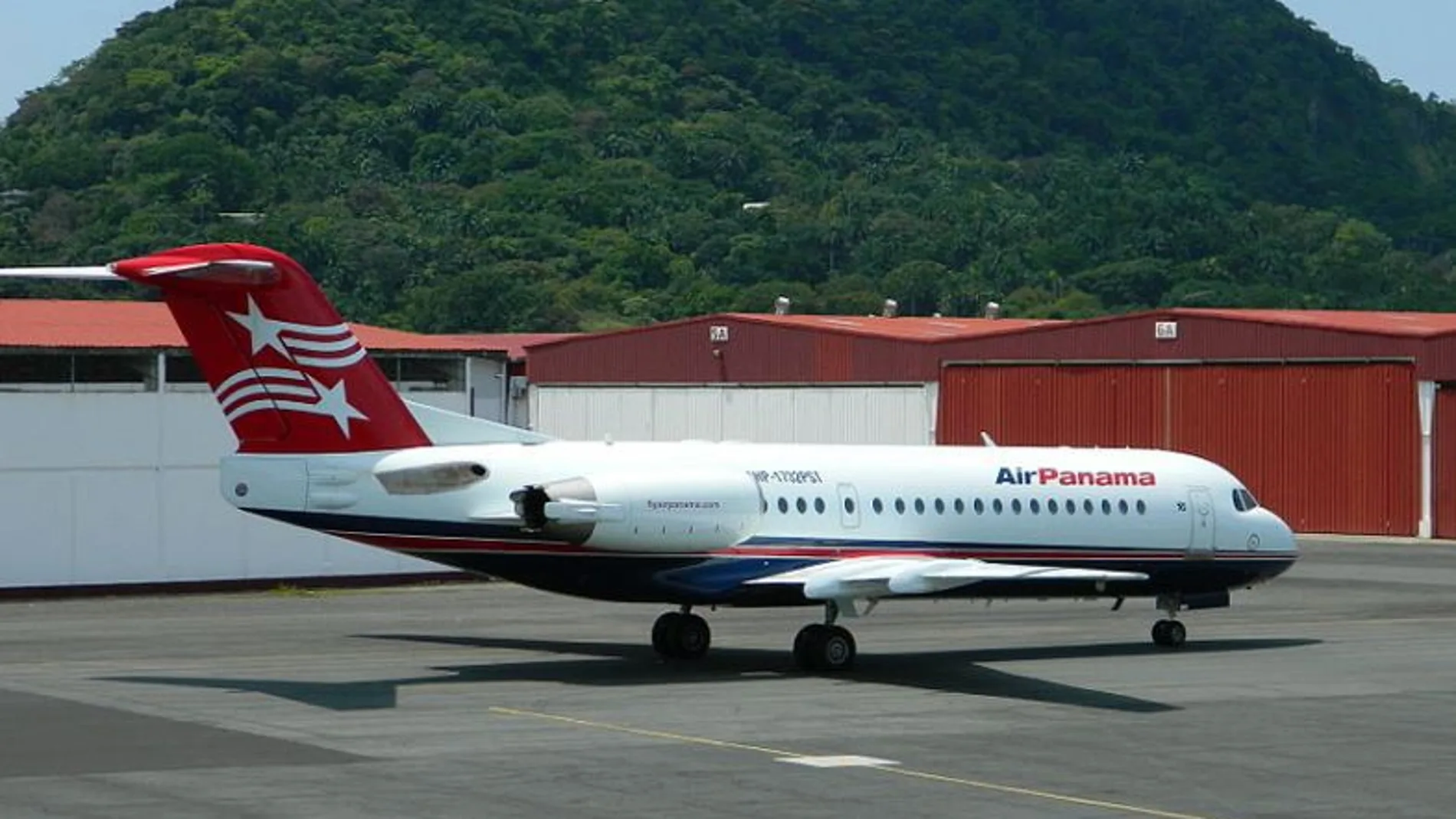 Un avión de la compañía Air Panama