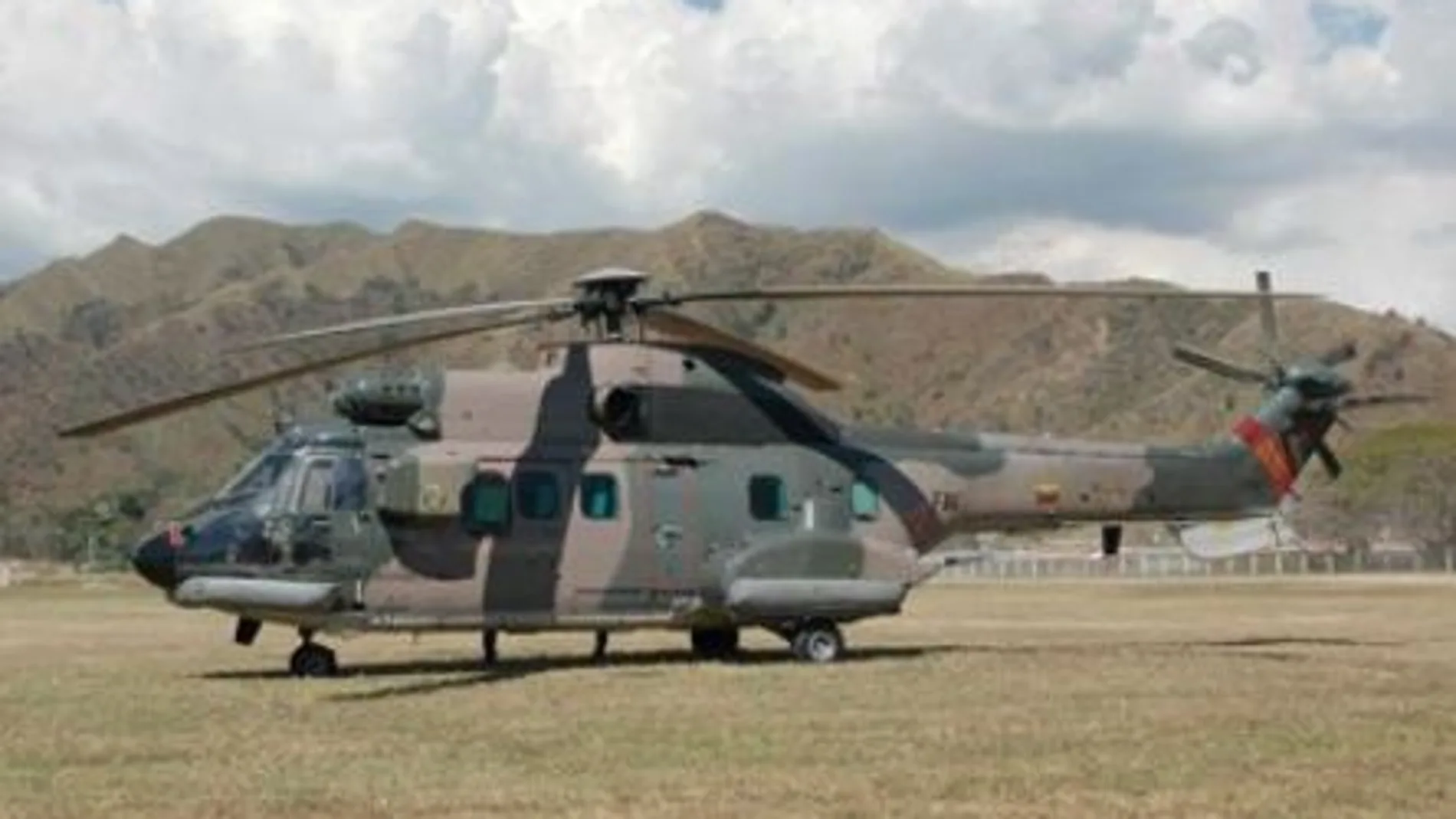 Un helicóptero de la Fuerza Armada Nacional Bolivariana (FANB)