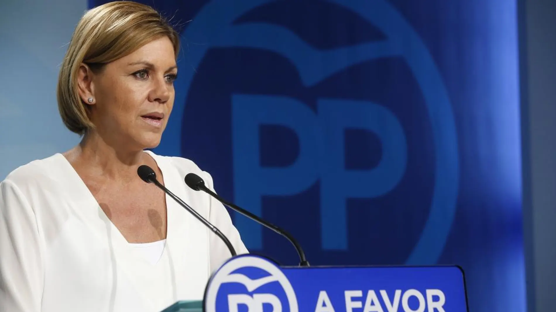 La secretaria general del Partido Popular, María Dolores de Cospedal