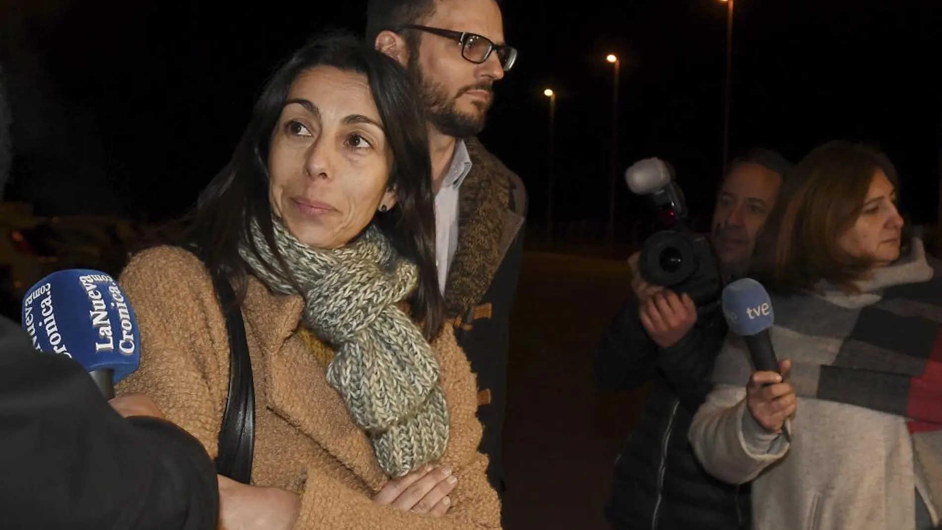 Raquel Gago el pasado 20 de diciembre antes de entrar en la cárcel leonesa de Villahierro