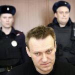 El líder opositor ruso, Alexéi Navalni (c), en una imagen de archivo
