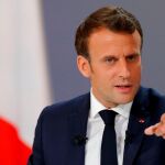 El presidente francés, Emmanuel Macron, durante la rueda de prensa/ Foto: Reuters