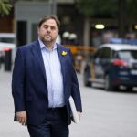 Oriol Junqueras, camino a la Audiencia Nacional/ Ap