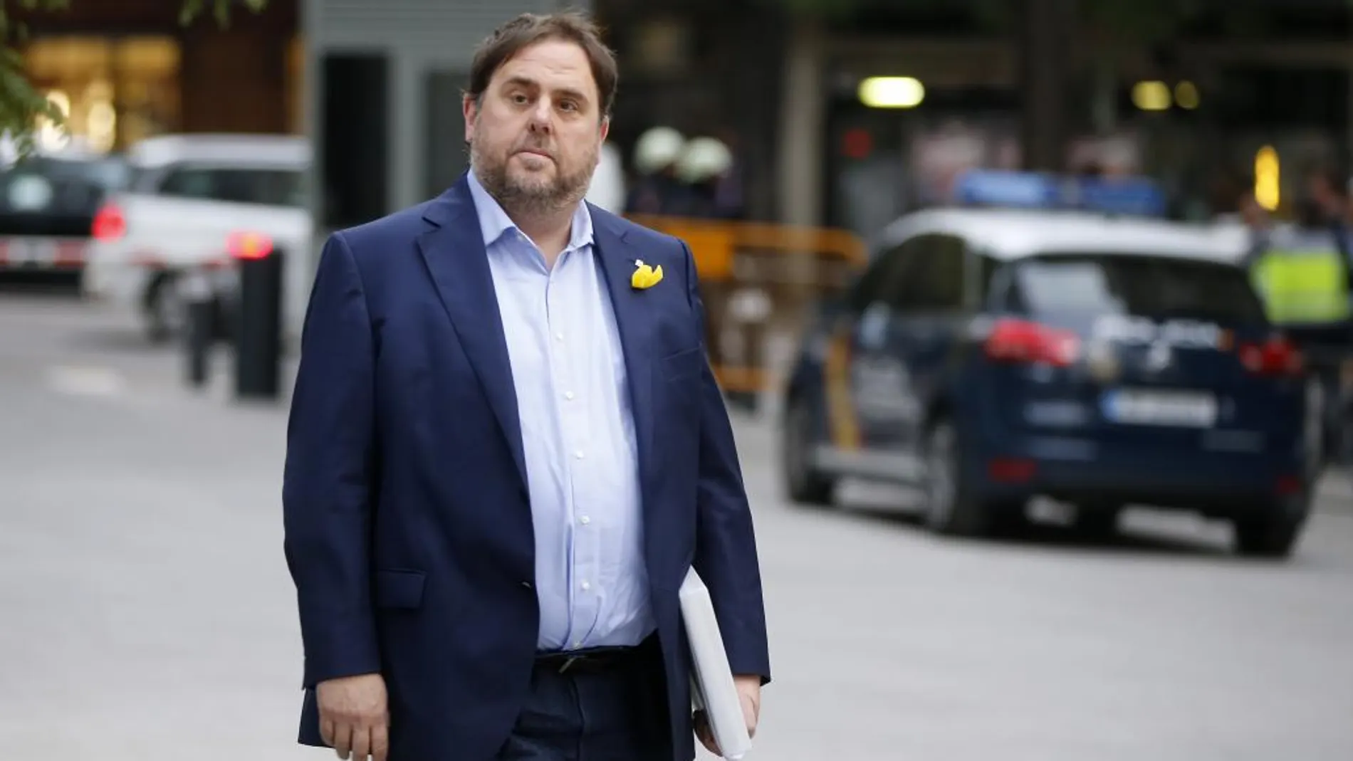 Oriol Junqueras, camino a la Audiencia Nacional/ Ap