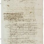 Documento inédito con la firma original de Miguel de Cervantes que durante siglos había permanecido "dormido"en el Archivo del Reino de Valencia, una declaración testifical sobre un pleito pasional.