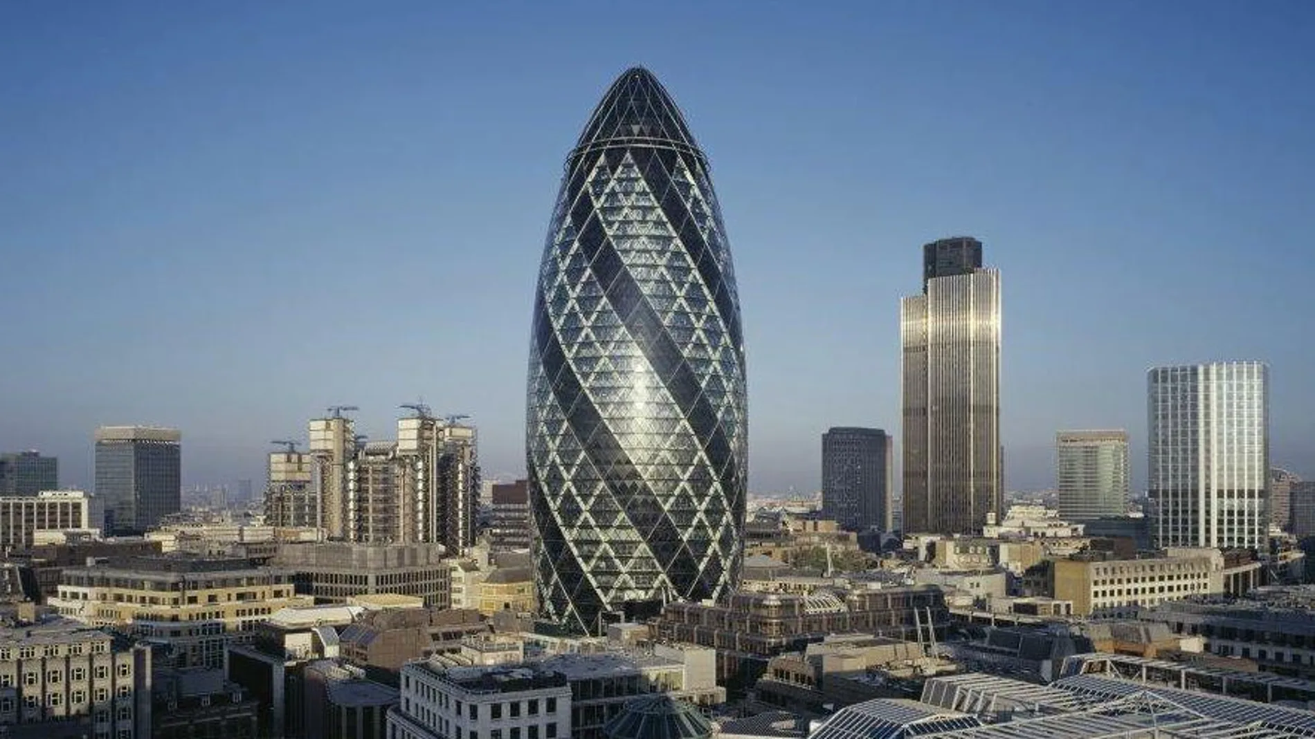 Imagen del distrito financiero de Londres