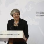 La primera ministra británica, Theresa May