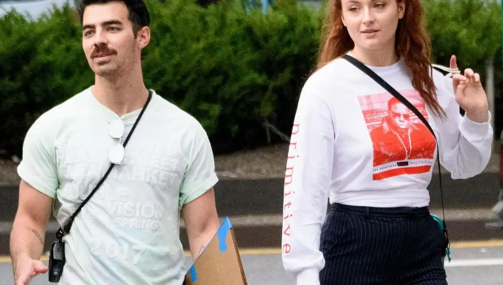 Joe Jonas y Sophie Turner juntos en Nueva York.