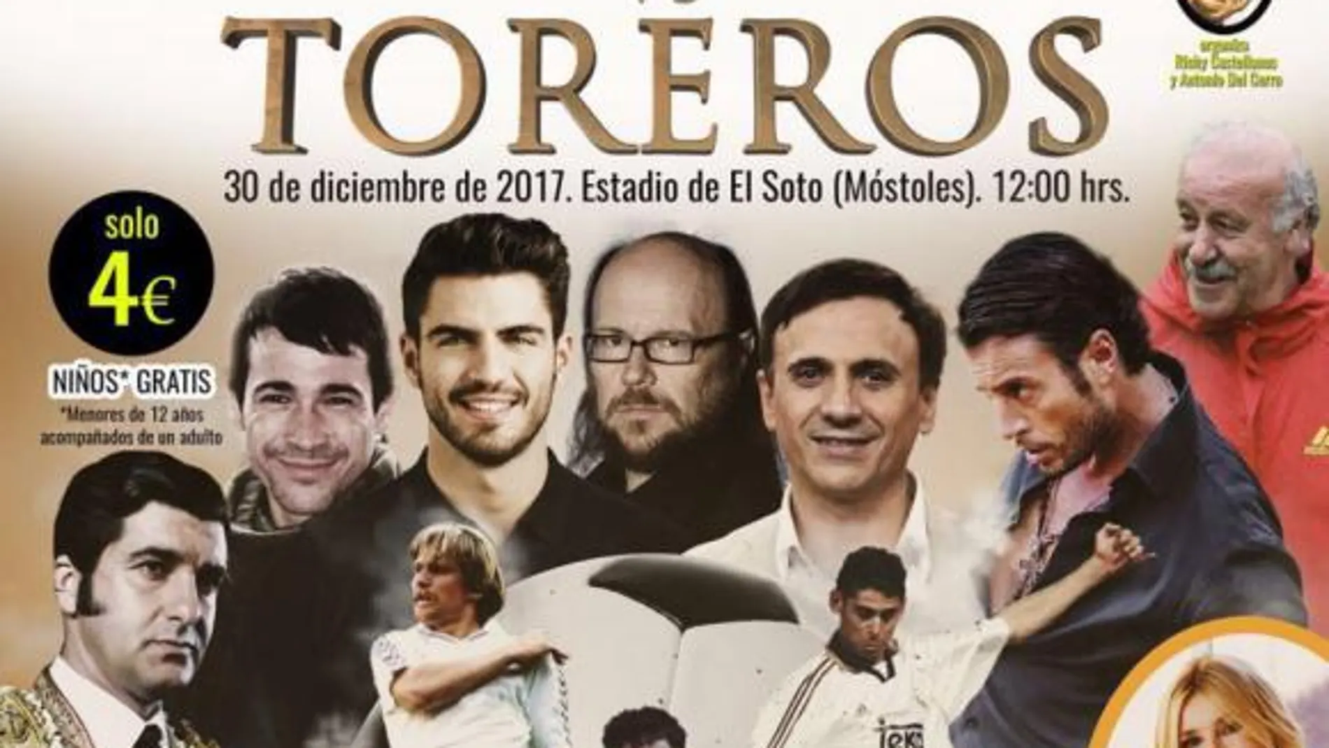 «Artistas vs Toreros»: El partido benéfico para despedir el año