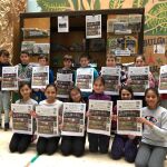 Alumnos del colegio de Marina de Cudeyo/ Twitter