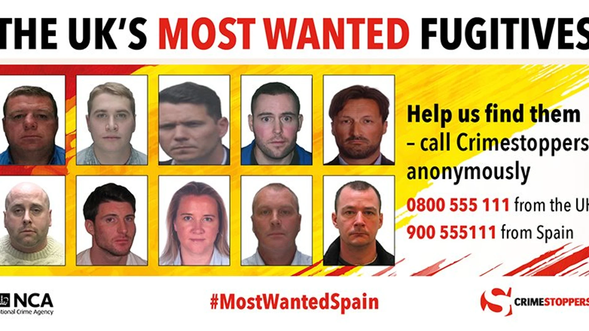 Estos son los 10 criminales británicos que Reino Unido busca en España