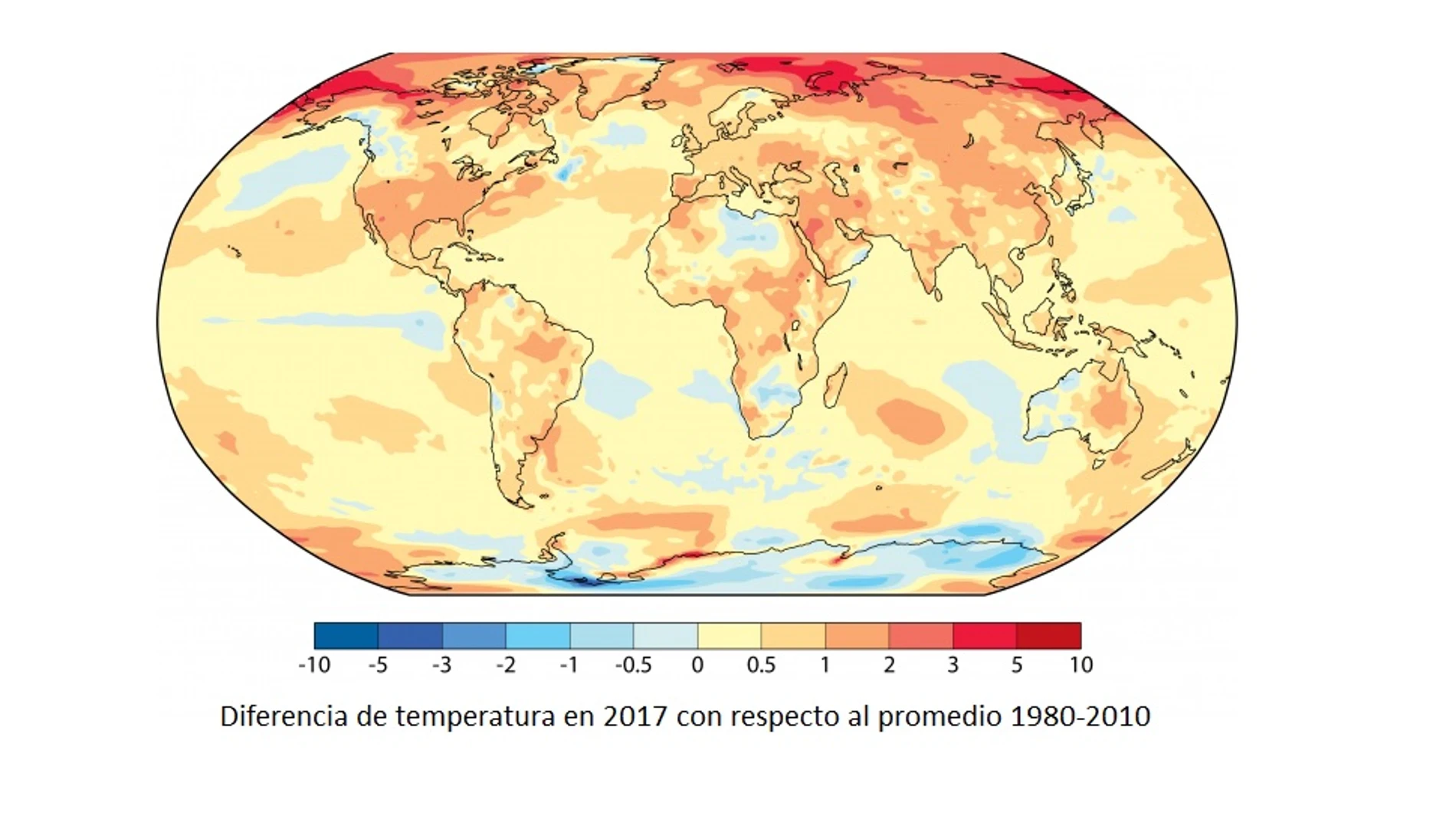 Los tres últimos años, los más calurosos de la historia