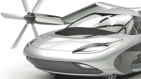 Un coche que vuela
