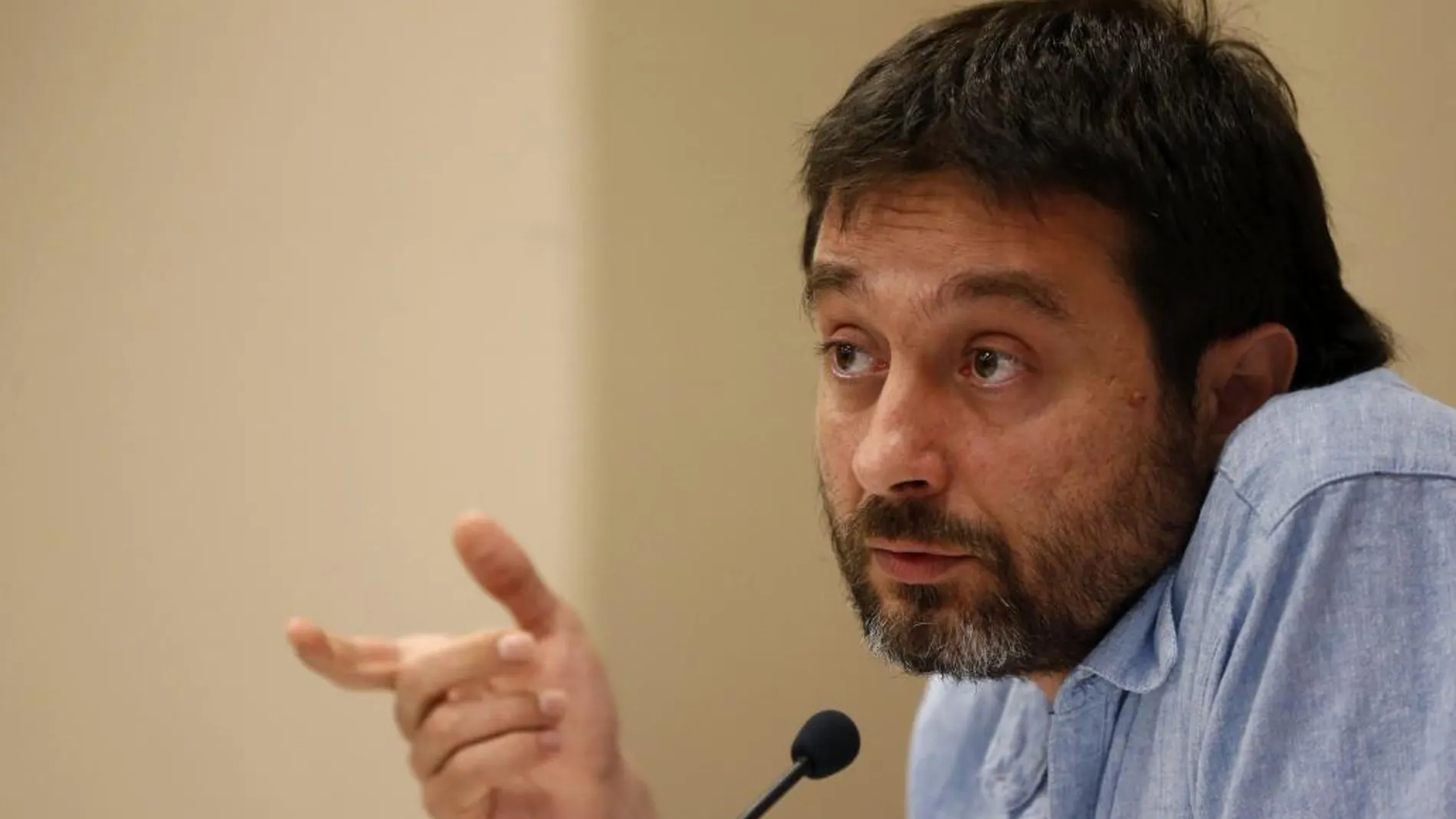 El secretario de Relaciones con la Sociedad Civil y los Movimientos Sociales de Podemos, Rafael Mayoral